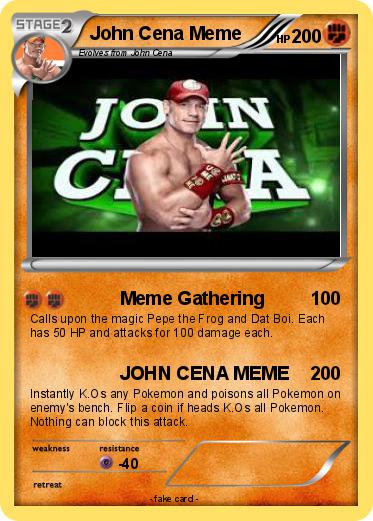 Pokemon John Cena Meme