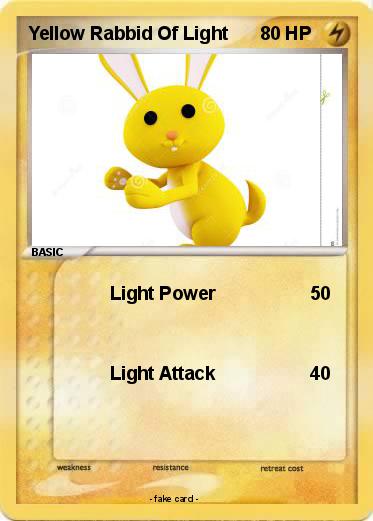 Pokemon Yellow Rabbid Of Light