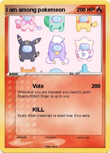Pokemon I am among pokemeon