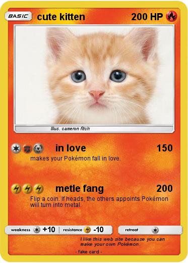 Pokemon cute kitten