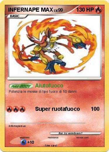 Pokemon INFERNAPE MAX