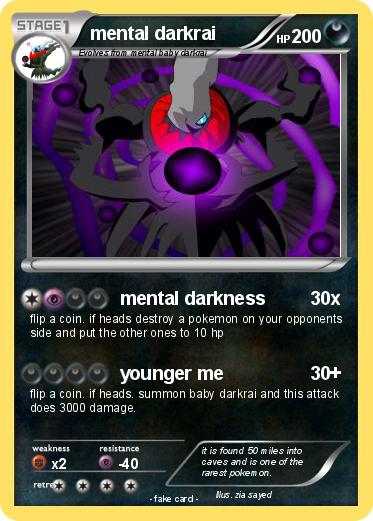 Pokemon mental darkrai