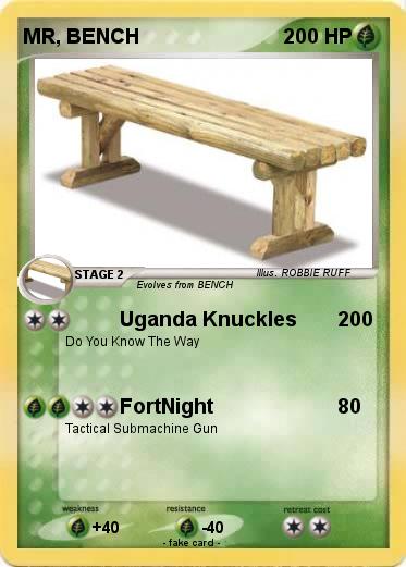 Pokemon MR, BENCH