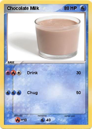 Pokemon Chocolate Milk