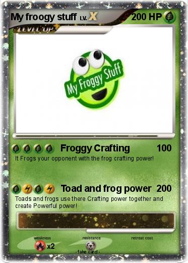 Pokemon My froogy stuff