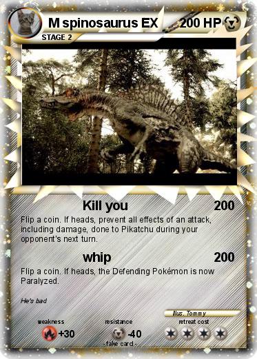 Pokemon M spinosaurus EX