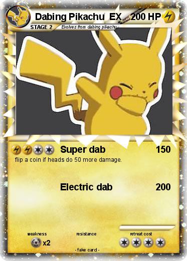 Pokemon Dabing Pikachu  EX