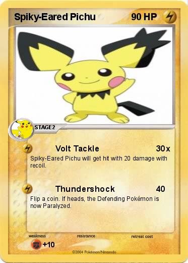 Pokemon Spiky-Eared Pichu