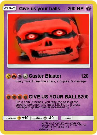 Pokemon Give us your balls