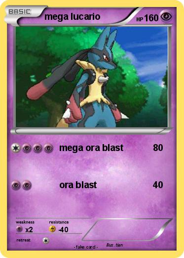 Pokemon mega lucario