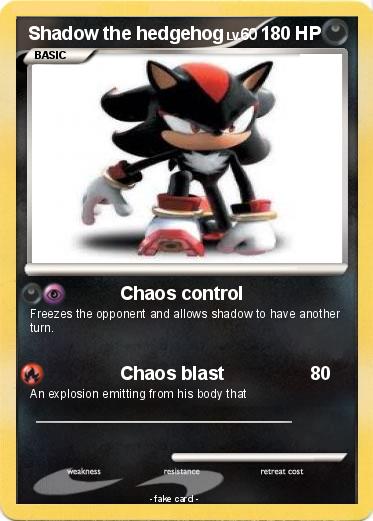 Pokemon Shadow the hedgehog