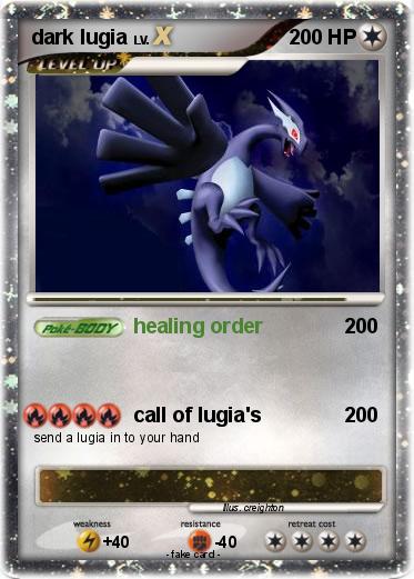 Pokemon dark lugia