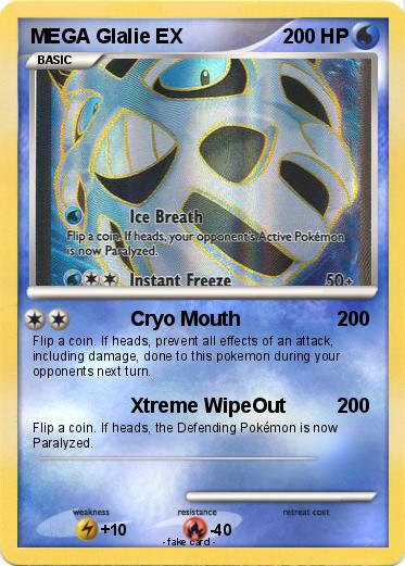 Pokemon MEGA Glalie EX
