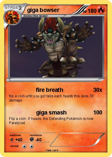 Pokemon giga bowser