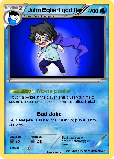Pokemon John Egbert god tier