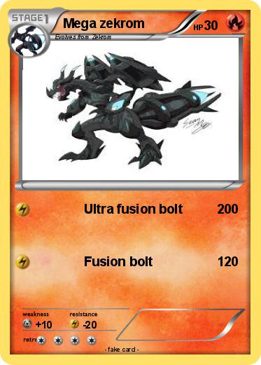Pokemon Mega zekrom
