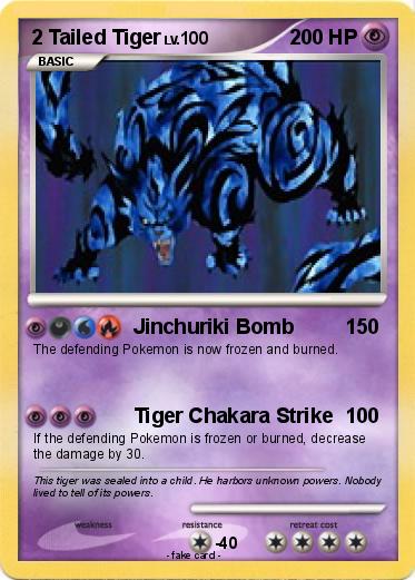 Pokemon 2 Tailed Tiger