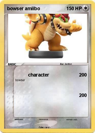 Pokemon bowser amiibo