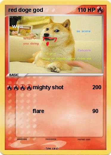 Pokemon red doge god
