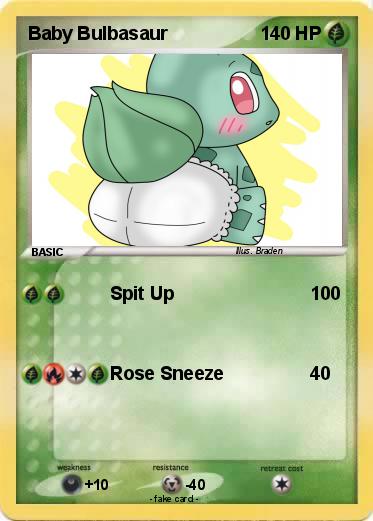Pokemon Baby Bulbasaur