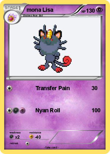Pokemon mona Lisa