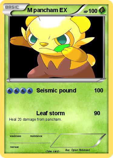 Pokemon M pancham EX