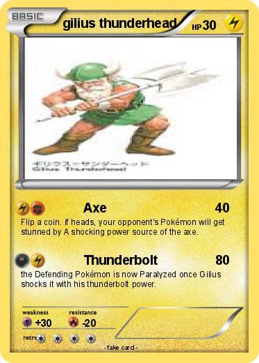 Pokemon gilius thunderhead