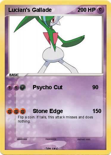 Pokemon Lucian's Gallade