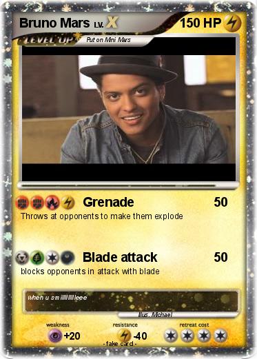Pokemon Bruno Mars