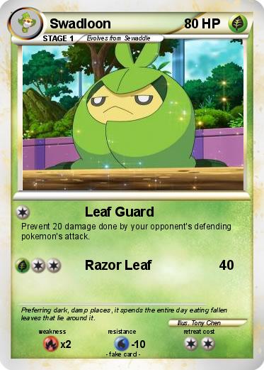 Pokemon Swadloon