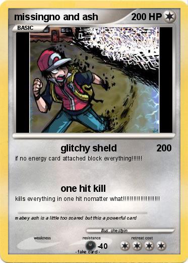 Pokemon missingno and ash