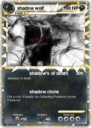 Pokemon shadow wolf