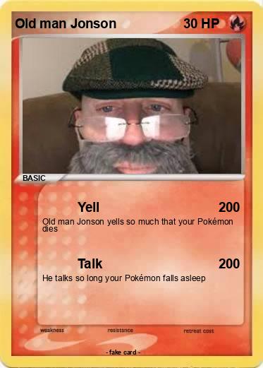 Pokemon Old man Jonson