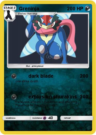 Pokemon Greninja