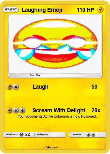 Pokemon Laughing Emoji
