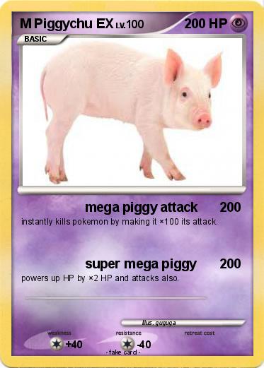 Pokemon M Piggychu EX