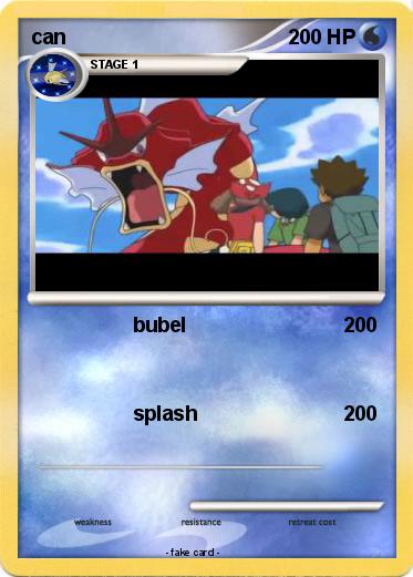 Pokemon can