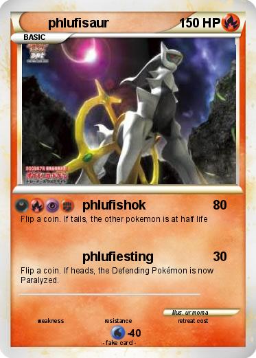 Pokemon phlufisaur