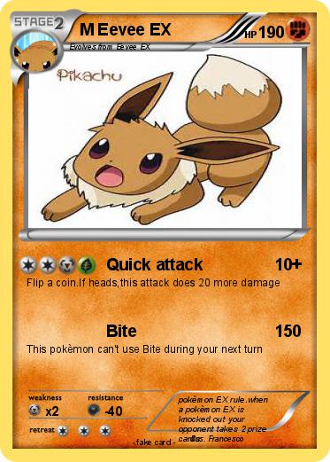 Pokemon M Eevee EX