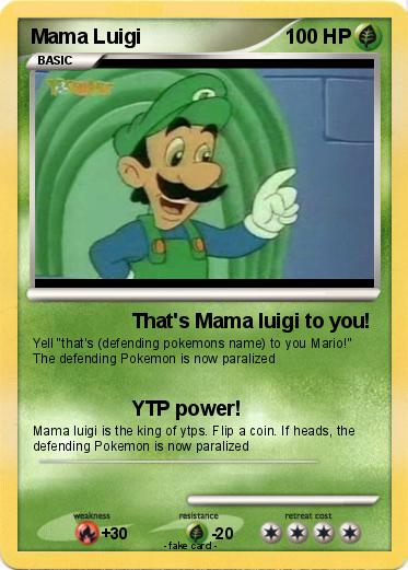 Pokemon Mama Luigi