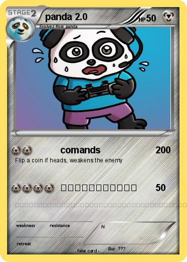 Pokemon panda 2.0