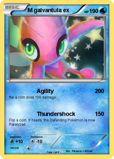 Pokemon M galvantula ex
