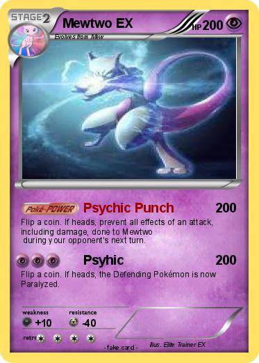 Pokemon Mewtwo EX