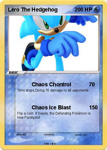 Pokemon Lero The Hedgehog