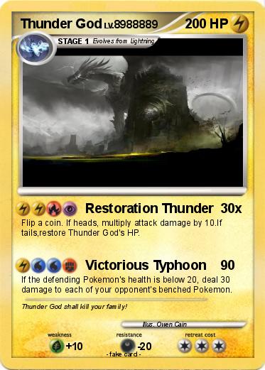 Pokemon Thunder God