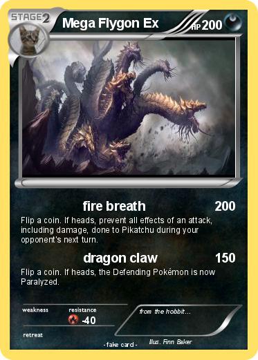Pokemon Mega Flygon Ex