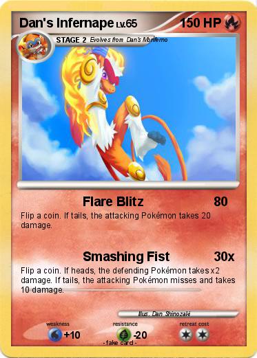 Pokemon Dan's Infernape