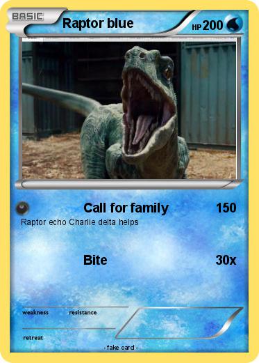 Pokemon Raptor blue