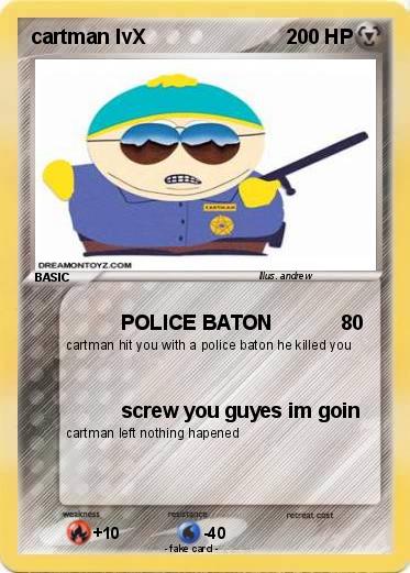 Pokemon cartman lvX