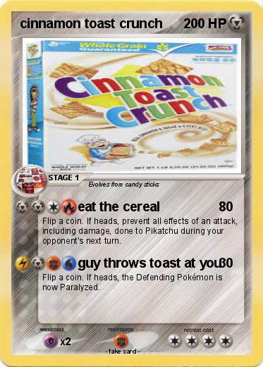 Pokemon cinnamon toast crunch